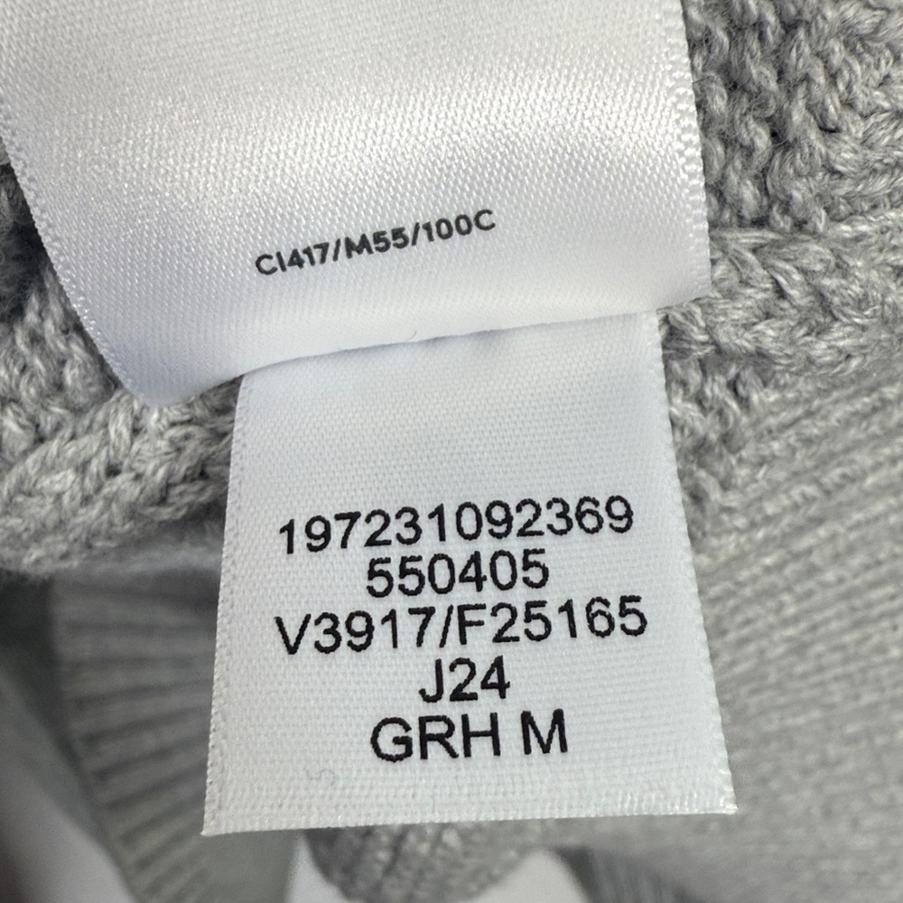 Lands End Women’s 1/4 Zip Cable Knit Drifter Sweater in Gray NEW W2220 Sz M - Picture 8 of 9